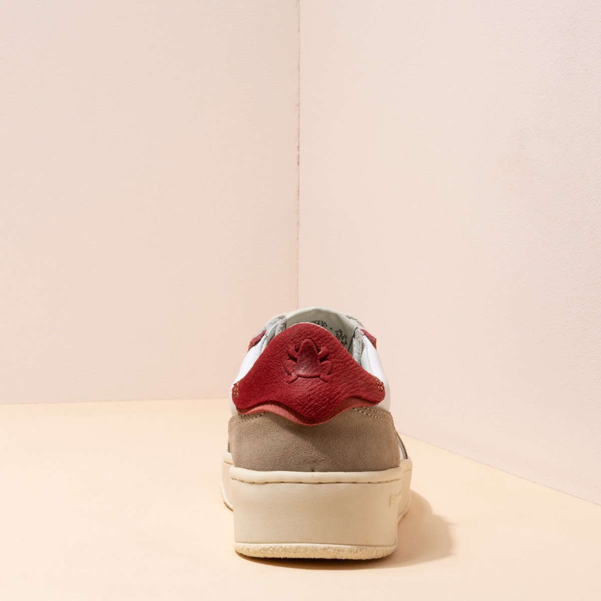 Sneakers en cuir suédé - Rouge - El naturalista