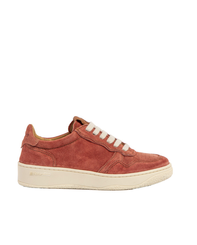 Sneakers en daim - Rose - El naturalista