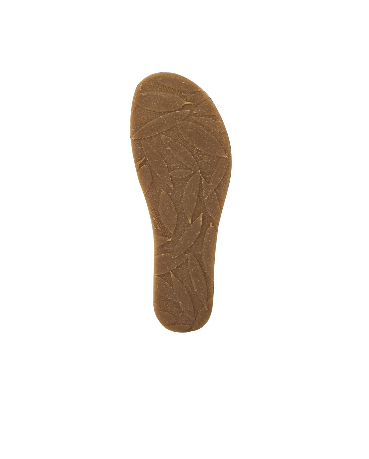 Sandales confortables compensées en cuir suédé - Marron - El naturalista