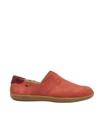 Chaussures confort en cuir naturel et semelles recyclées - Rose - El naturalista