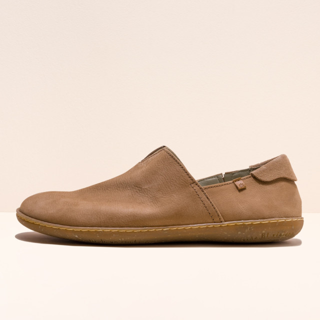 Chaussures confort en cuir naturel et semelles recyclées - Jaune - El naturalista