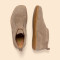 Chaussures confortables lacées en daim - Taupe - El naturalista