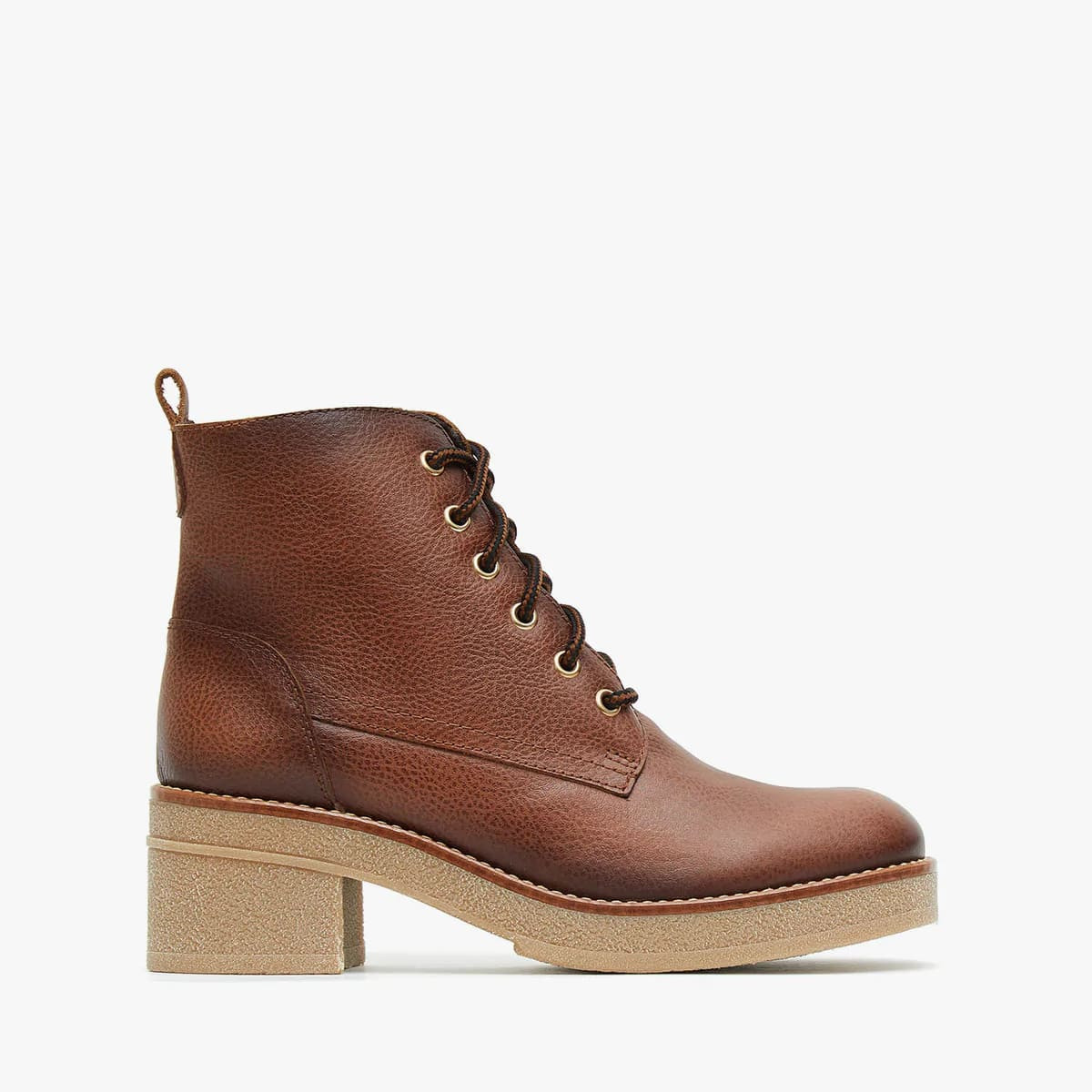 Bottines à lacets - Marron - Marila