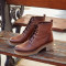 Bottines à lacets - Marron - Marila