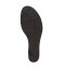 Sandales confortables compensées en cuir - Noir - El naturalista