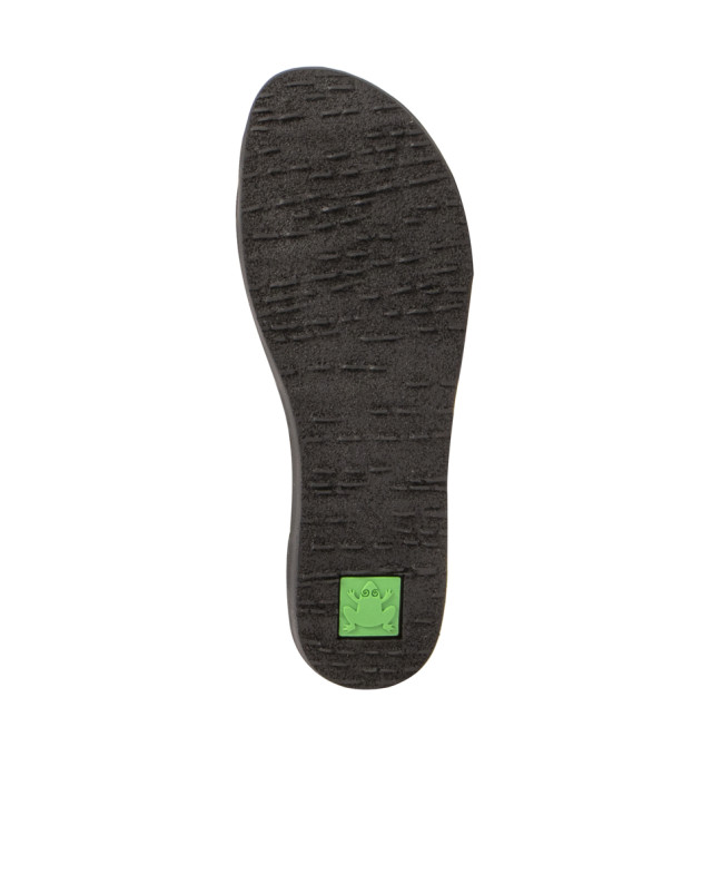 Sandales confortables plates en cuir à semelles ultra confort - Noir - El naturalista