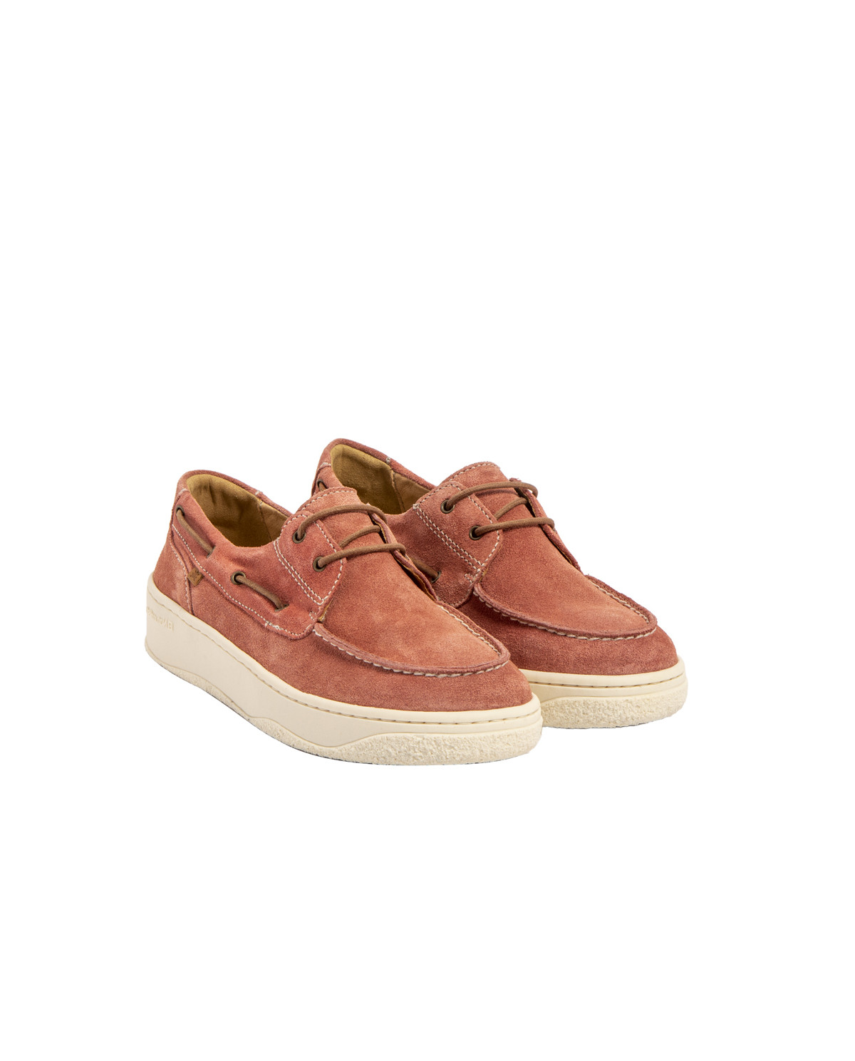 Chaussures bateau en daim - Rose - El naturalista