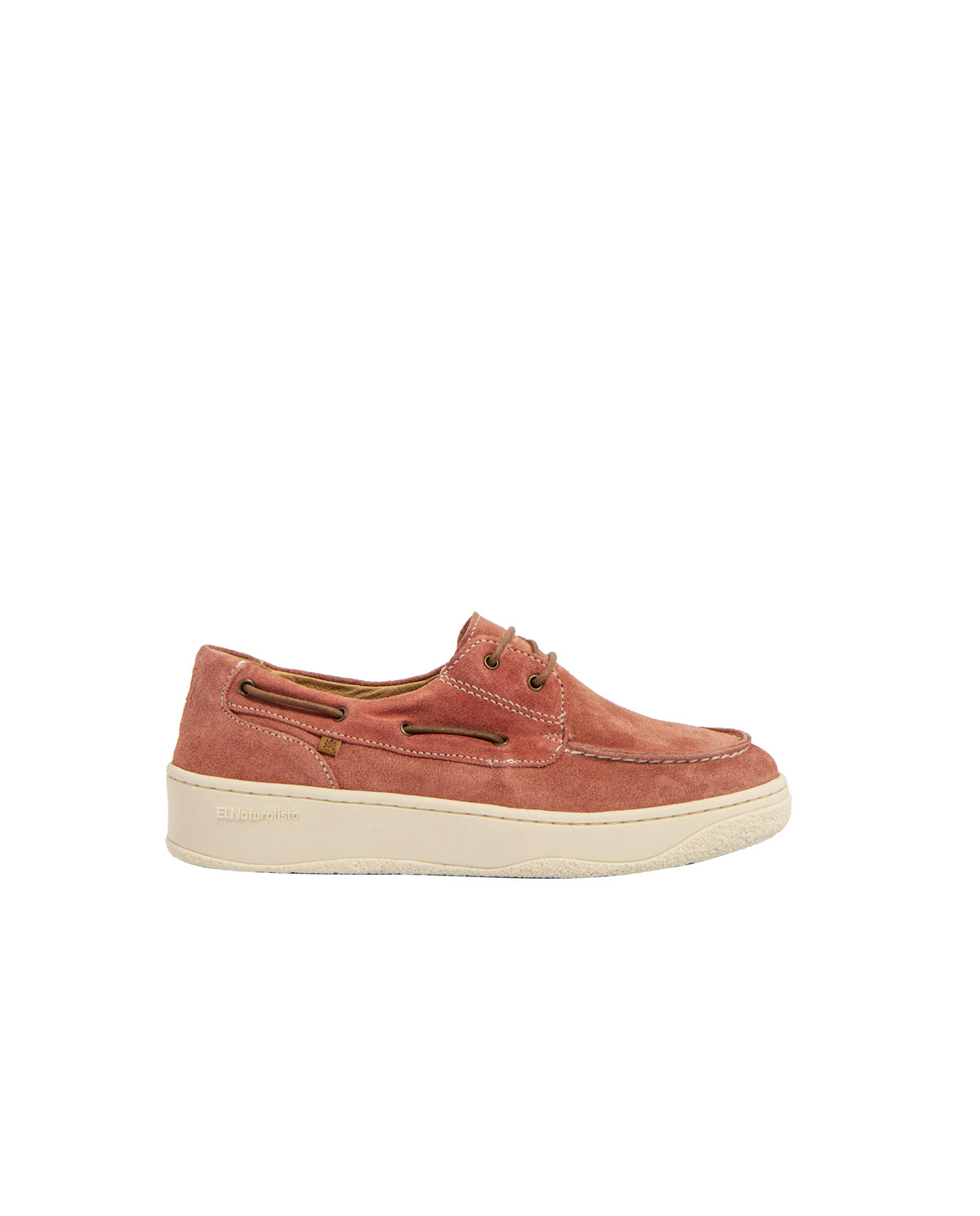 Chaussures bateau en daim - Rose - El naturalista