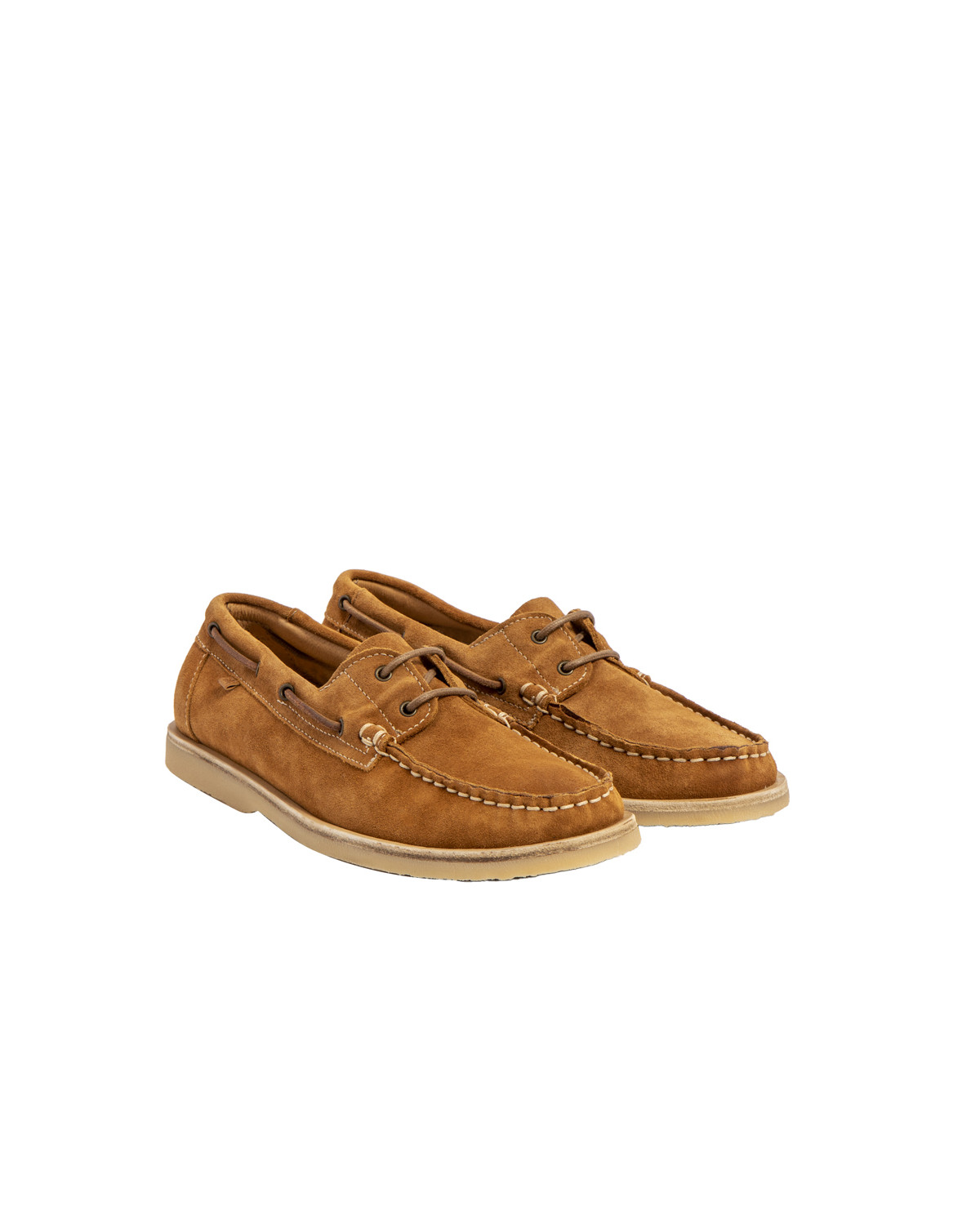 Chaussures bateau en daim - Marron - El naturalista