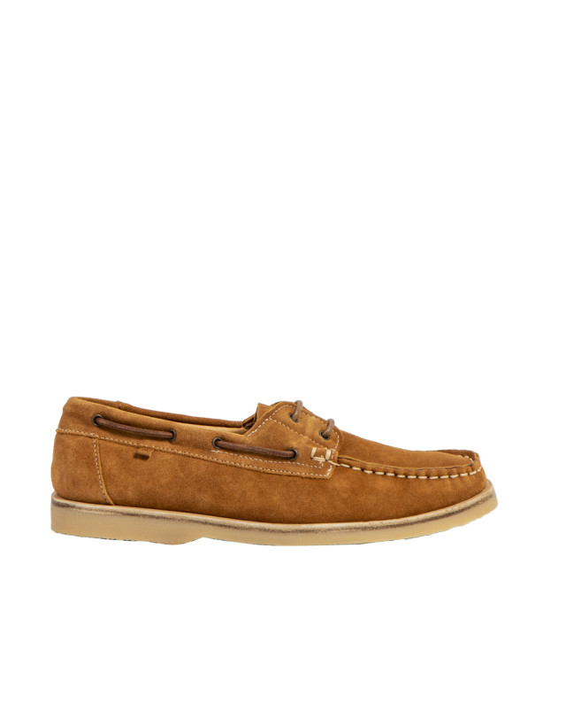 Chaussures bateau en daim - Marron - El naturalista