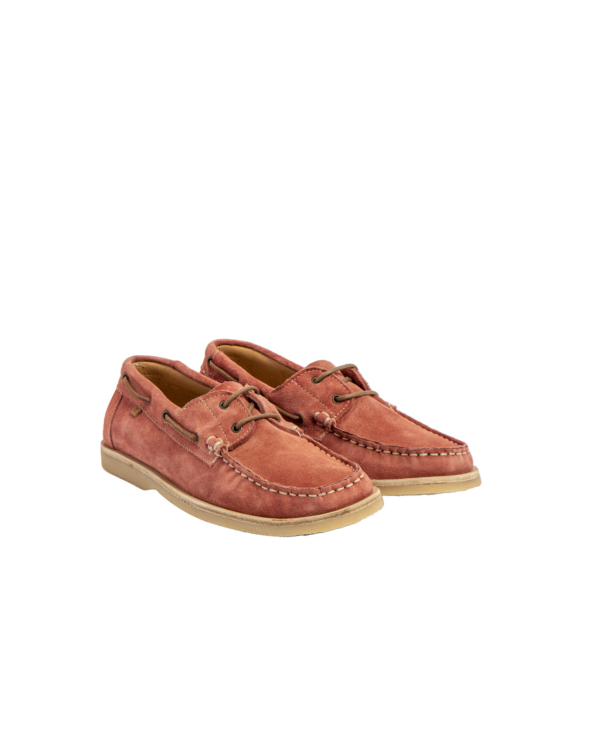 Chaussures bateau en daim - Rose - El naturalista