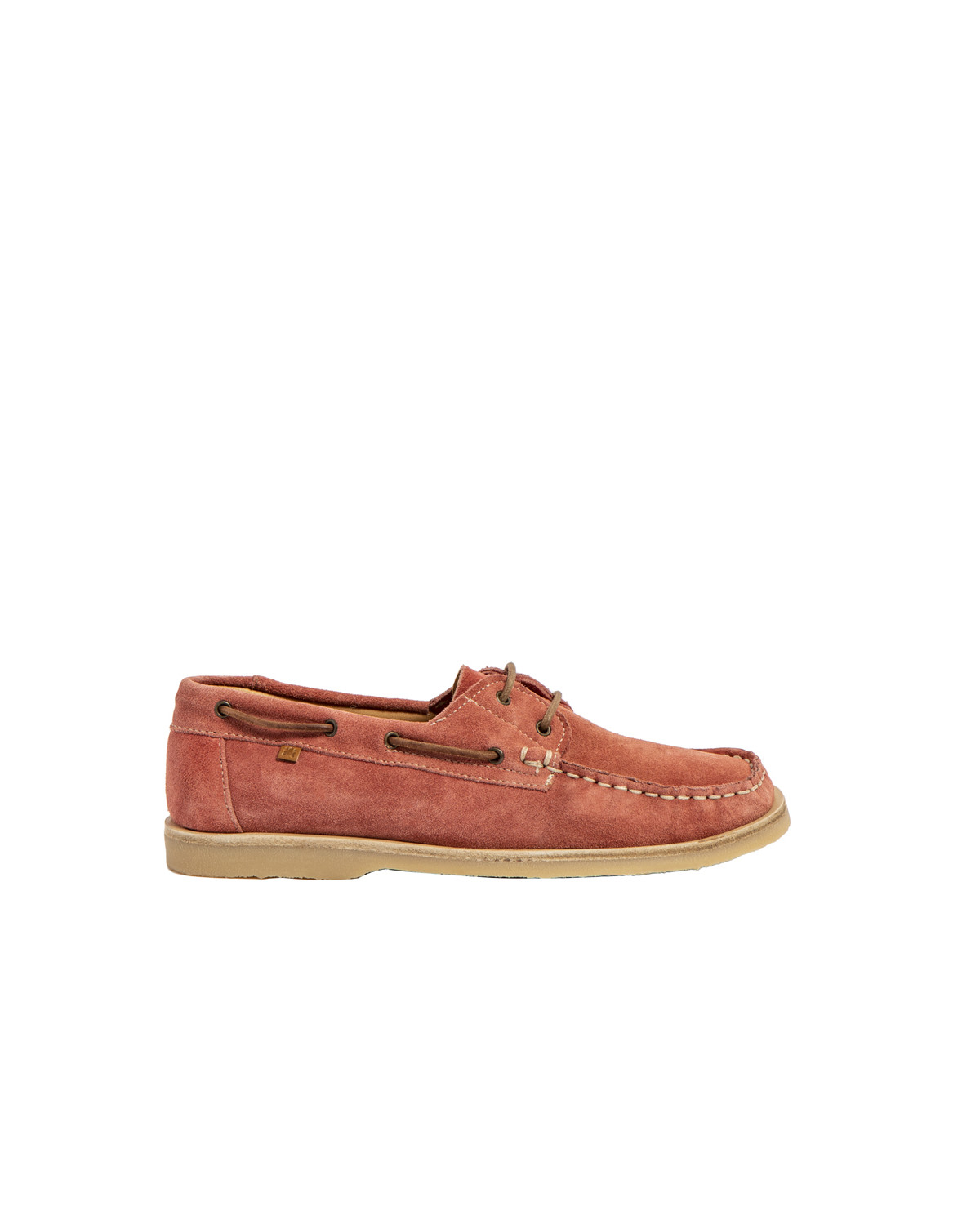 Chaussures bateau en daim - Rose - El naturalista