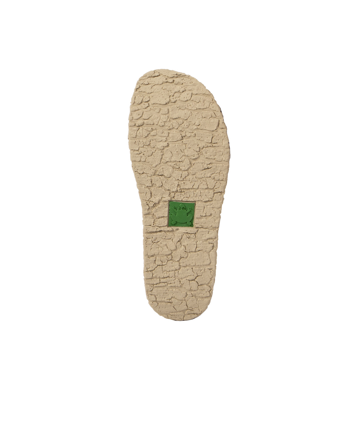 Sandales confortables compensées en cuir suédé - Beige - El naturalista