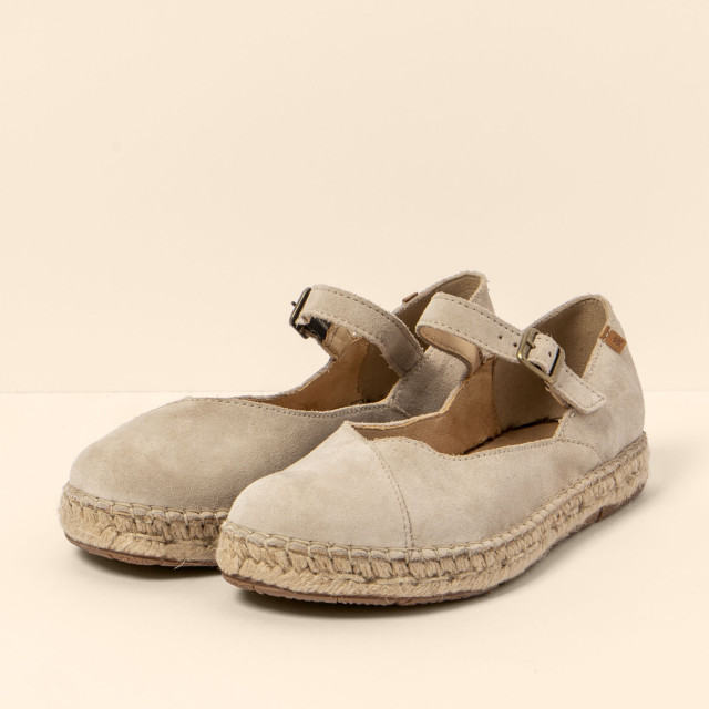 Ballerines en daim à boucle - Beige - El naturalista