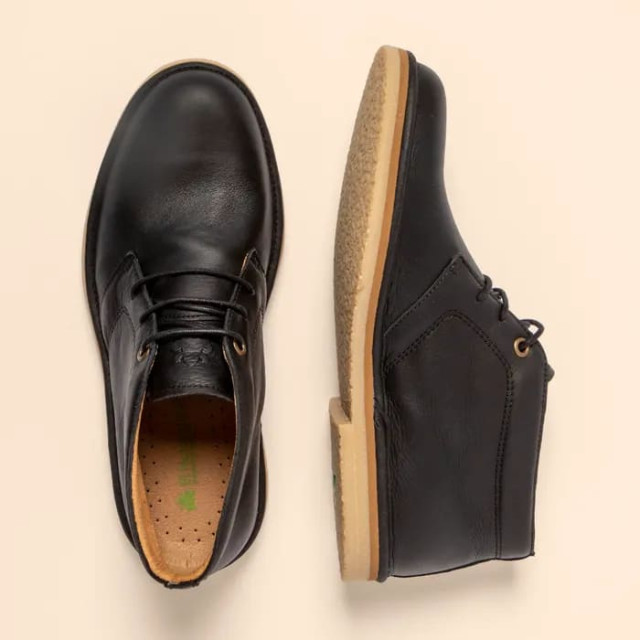 Derbies chics en cuir - Noir - El naturalista