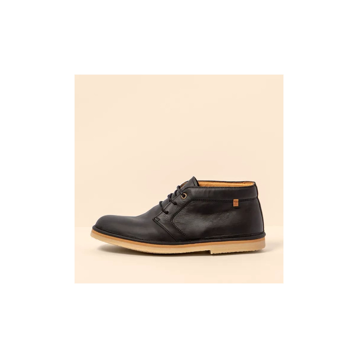 Derbies chics en cuir - Noir - El naturalista