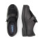 Chaussures pieds larges ajustables en cuir - Noir - Mabel Shoes