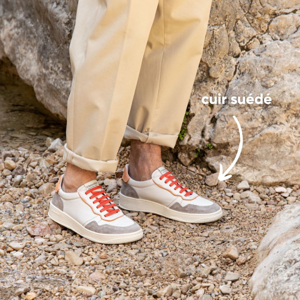 Sneakers en cuir suédé - Multicolore - El naturalista