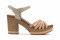 Sandales confortables à talon en bois - Beige - Lince