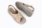 Sandales confortables compensées ultra confortable - Beige - Lince