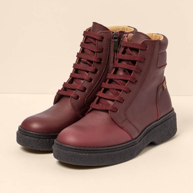 Bottines en cuir type montagne - Bordeaux - El naturalista